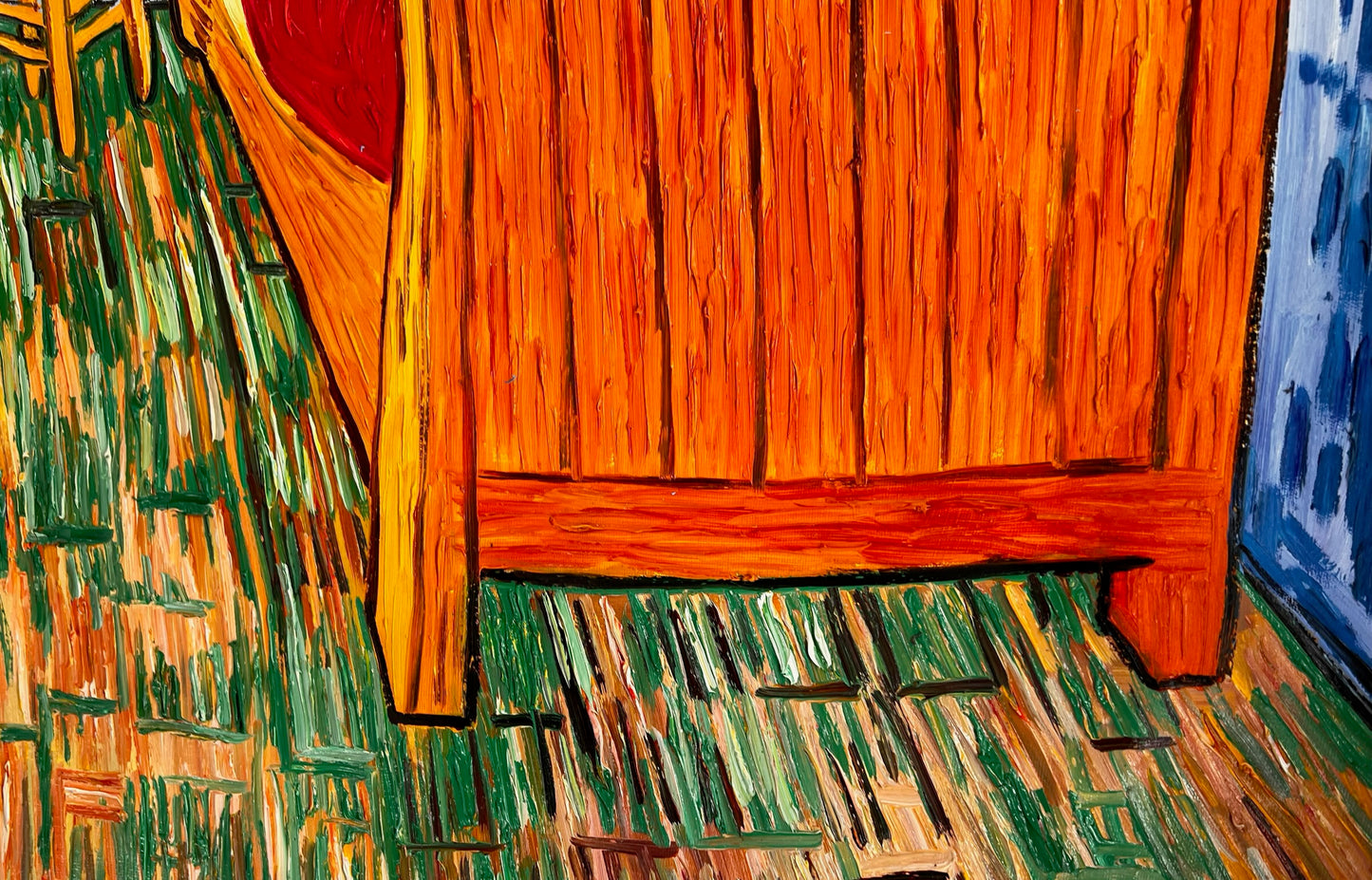 Vincent van Gogh – La Chambre – Peinture à l'huile post-impressionniste peinte à la main sur toile (72 × 60 cm)