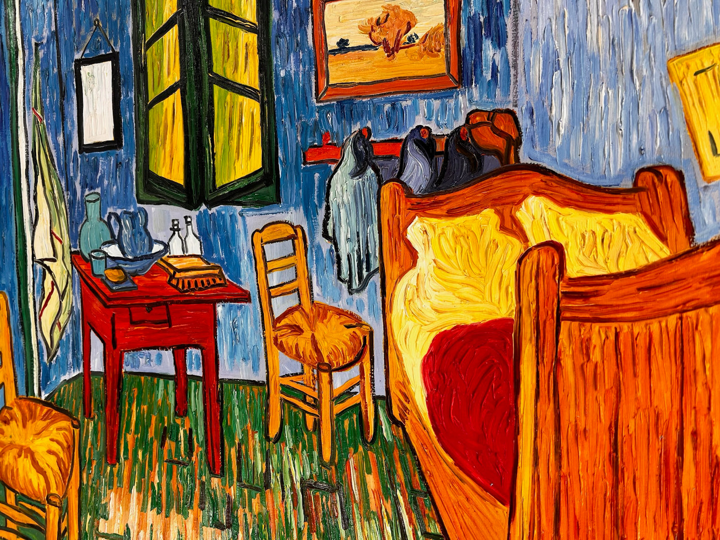 Vincent van Gogh – La Chambre – Peinture à l'huile post-impressionniste peinte à la main sur toile (72 × 60 cm)