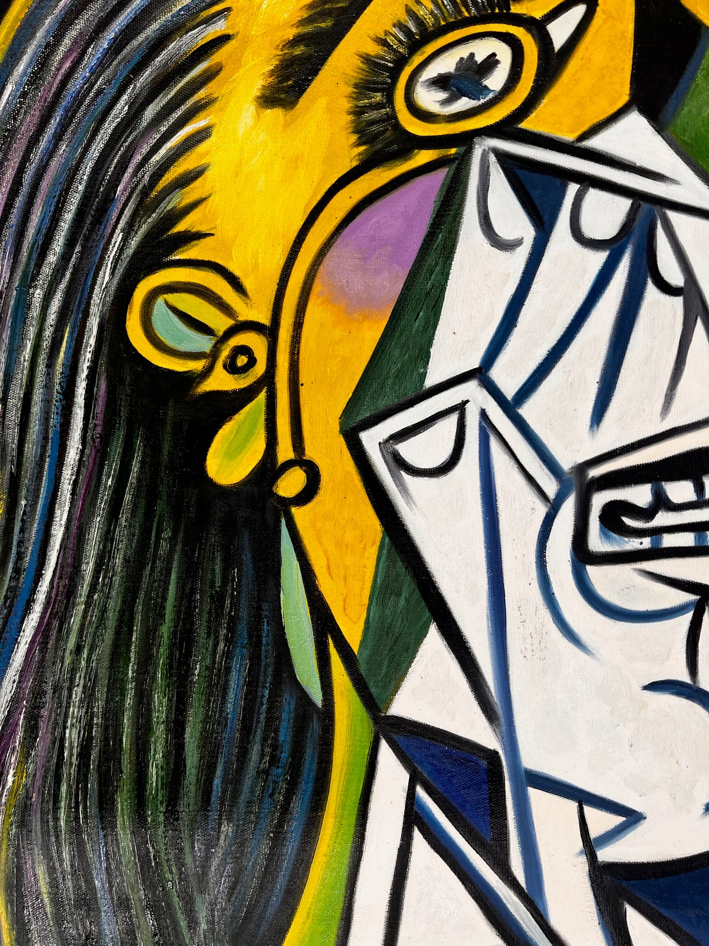 Picasso - La femme qui pleure - (64 × 80 cm)