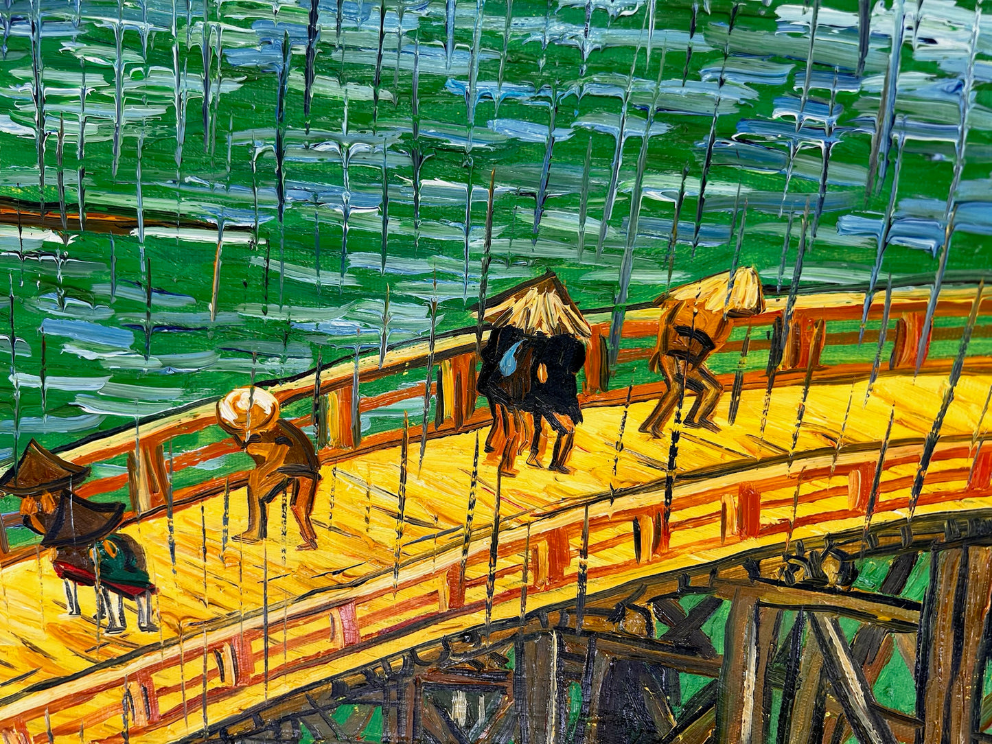 Le Pont sous la Pluie, Utagawa Hiroshige (1797–1858)