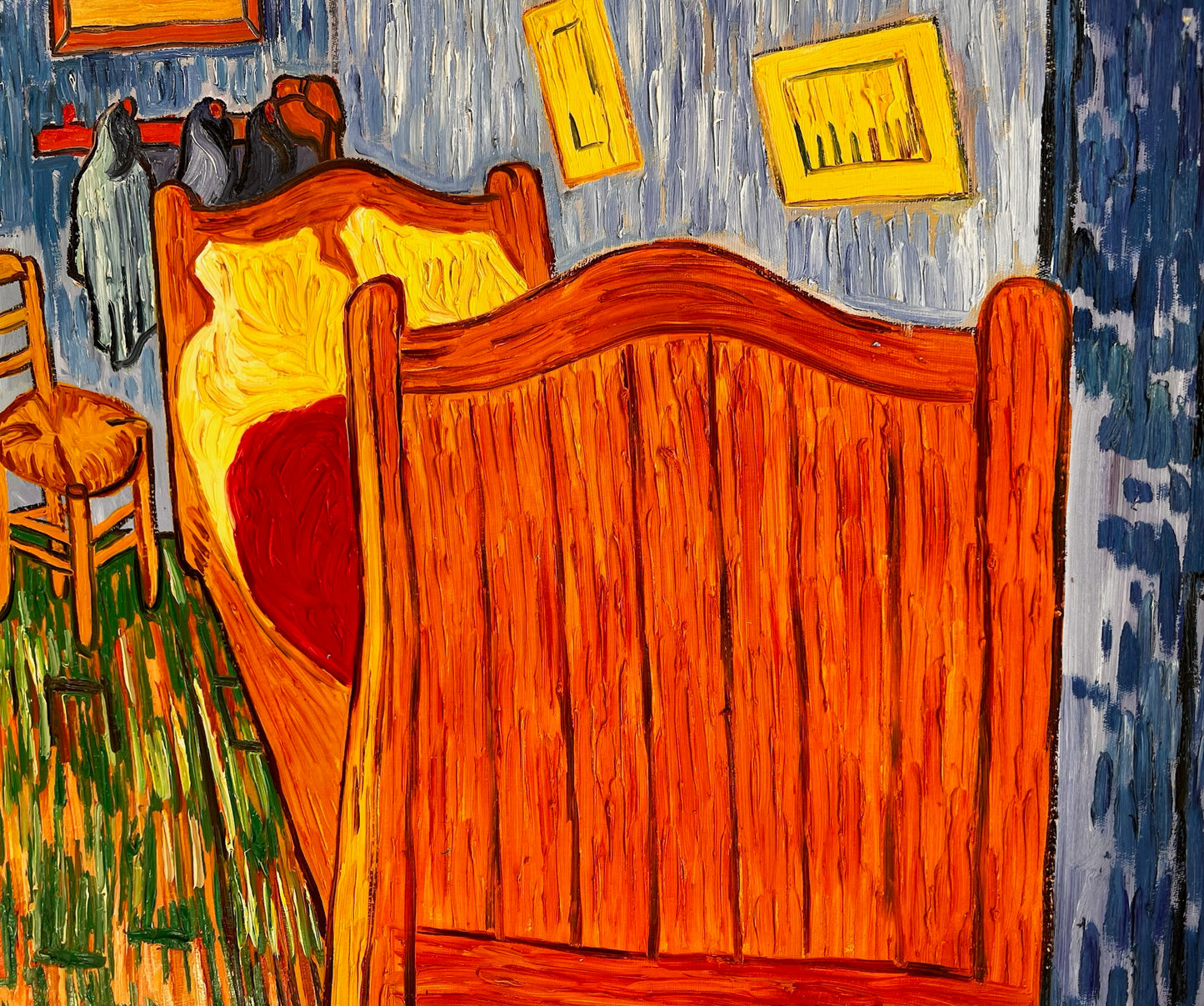 Vincent van Gogh – La Chambre – Peinture à l'huile post-impressionniste peinte à la main sur toile (72 × 60 cm)