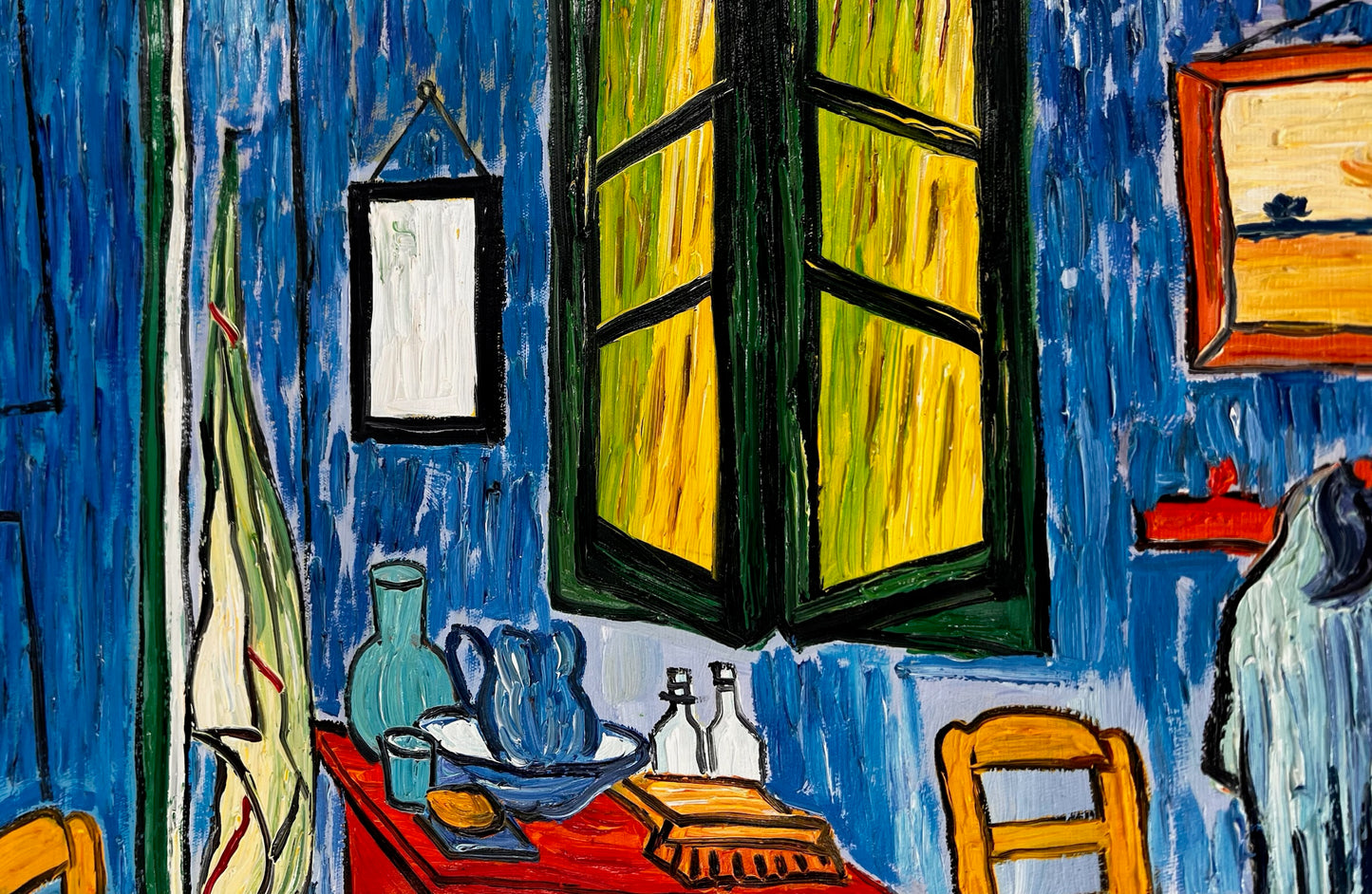 Vincent van Gogh – La Chambre – Peinture à l'huile post-impressionniste peinte à la main sur toile (72 × 60 cm)