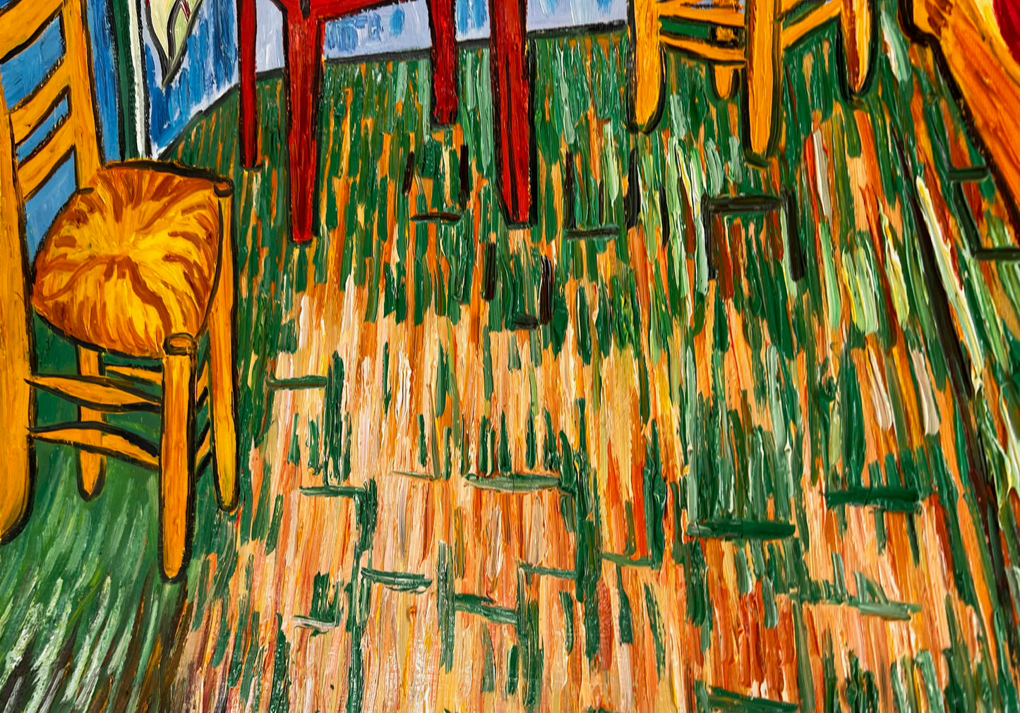 Vincent van Gogh – La Chambre – Peinture à l'huile post-impressionniste peinte à la main sur toile (72 × 60 cm)