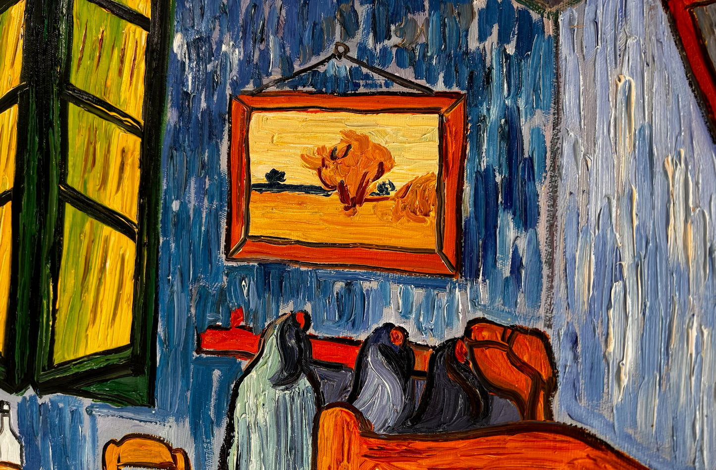 Vincent van Gogh – La Chambre – Peinture à l'huile post-impressionniste peinte à la main sur toile (72 × 60 cm)