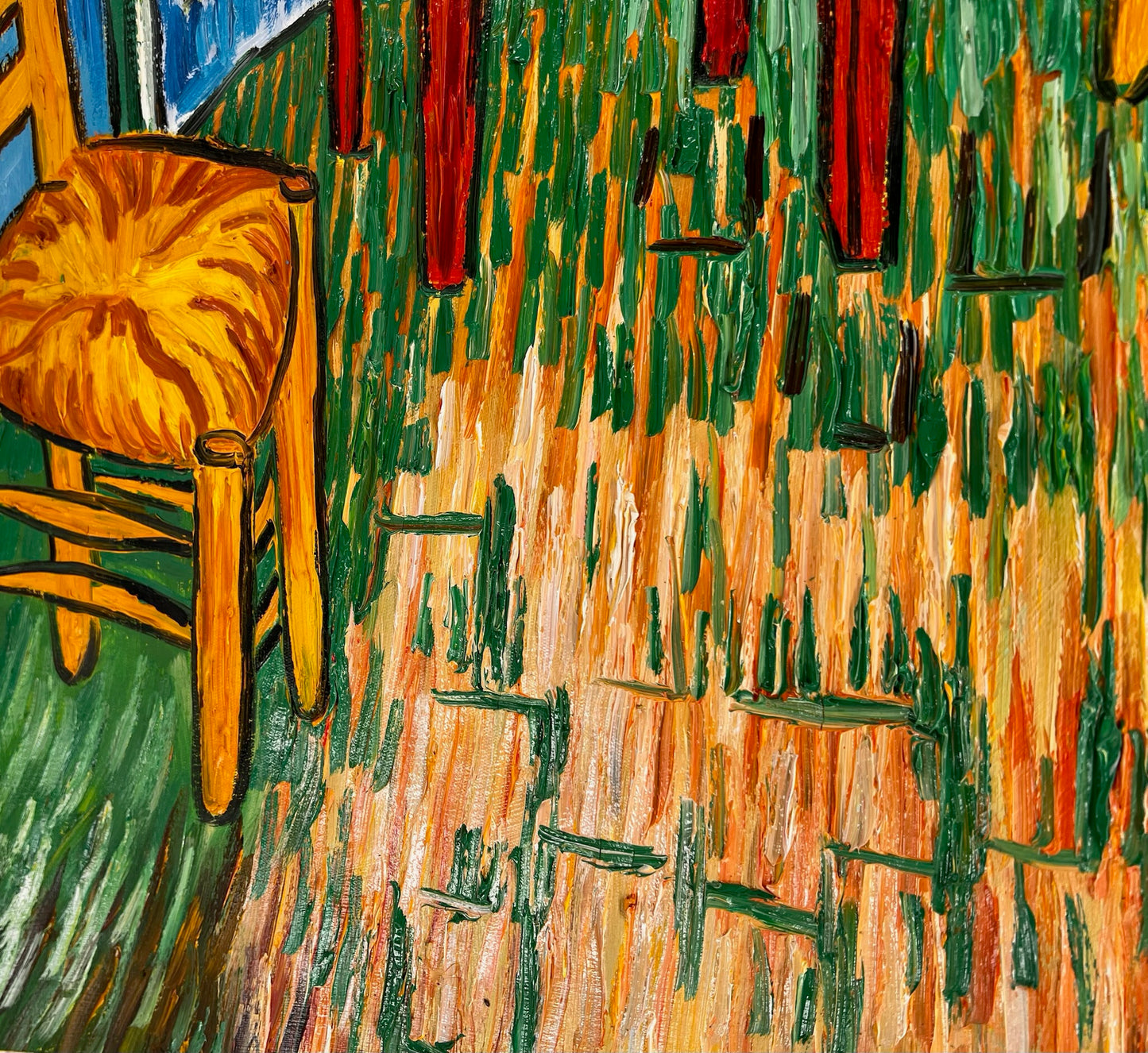 Vincent van Gogh – La Chambre – Peinture à l'huile post-impressionniste peinte à la main sur toile (72 × 60 cm)