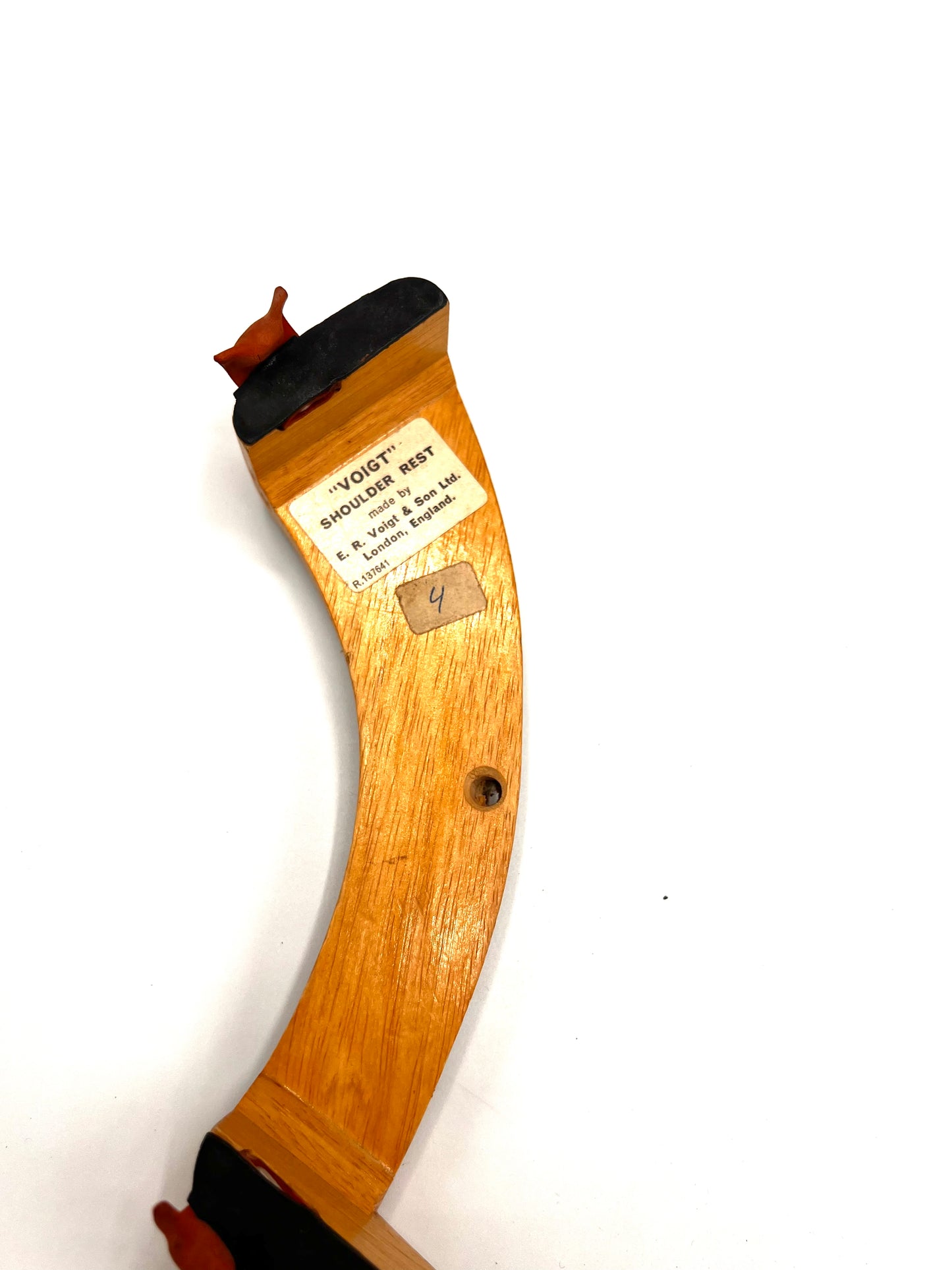 Voigt Shoulder Rest - Support d'Épaule en Bois Vintage