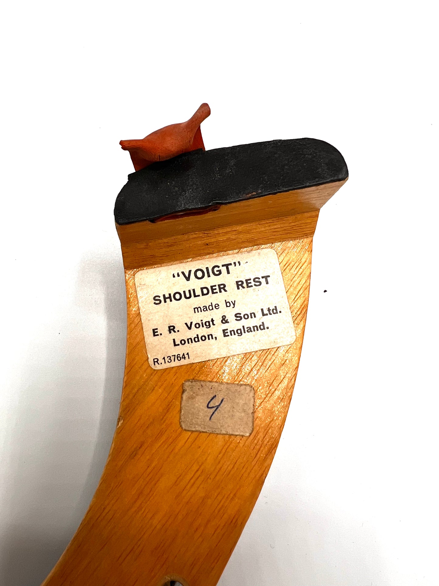 Voigt Shoulder Rest - Support d'Épaule en Bois Vintage