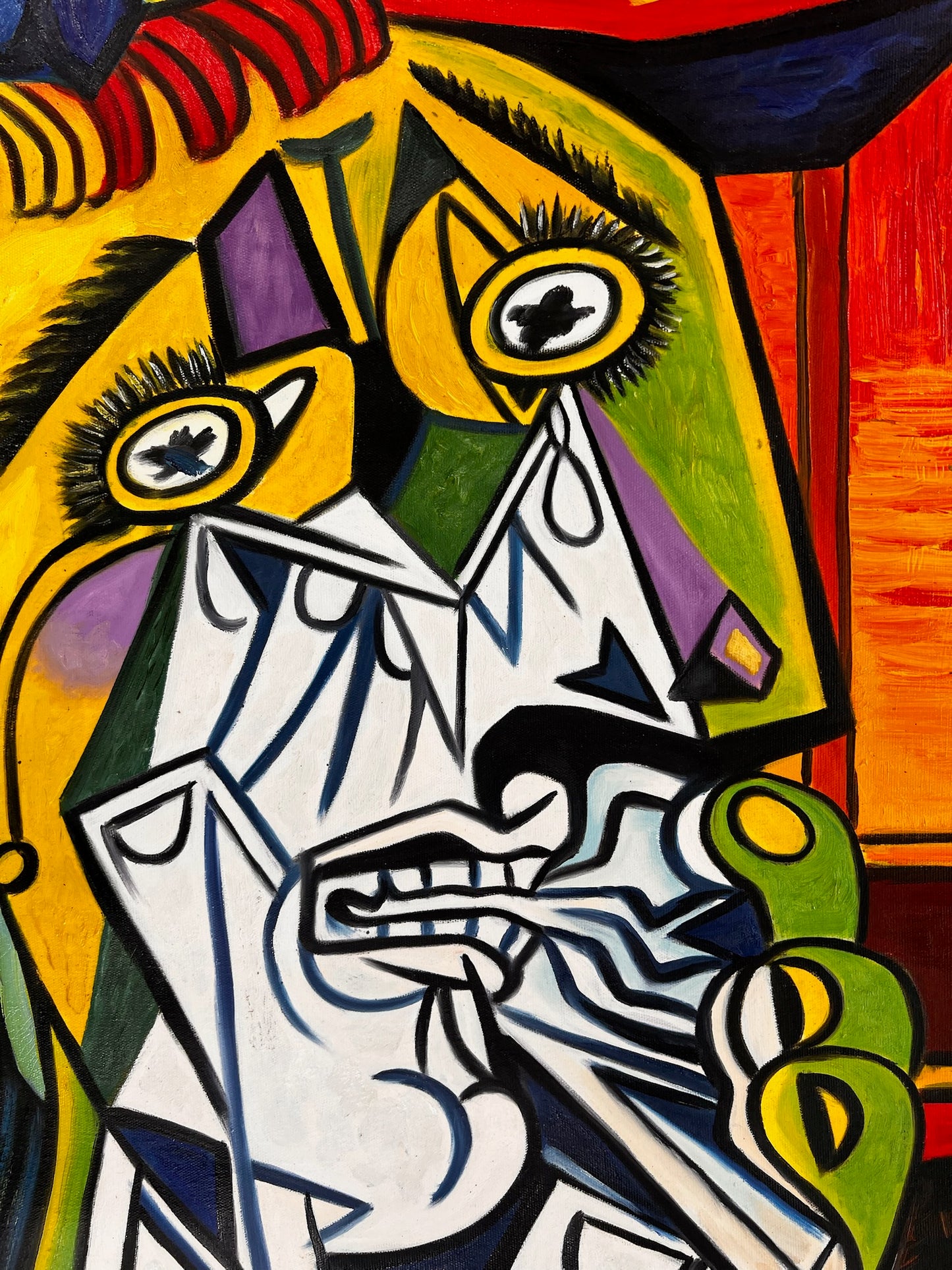 Picasso - La femme qui pleure - (64 × 80 cm)