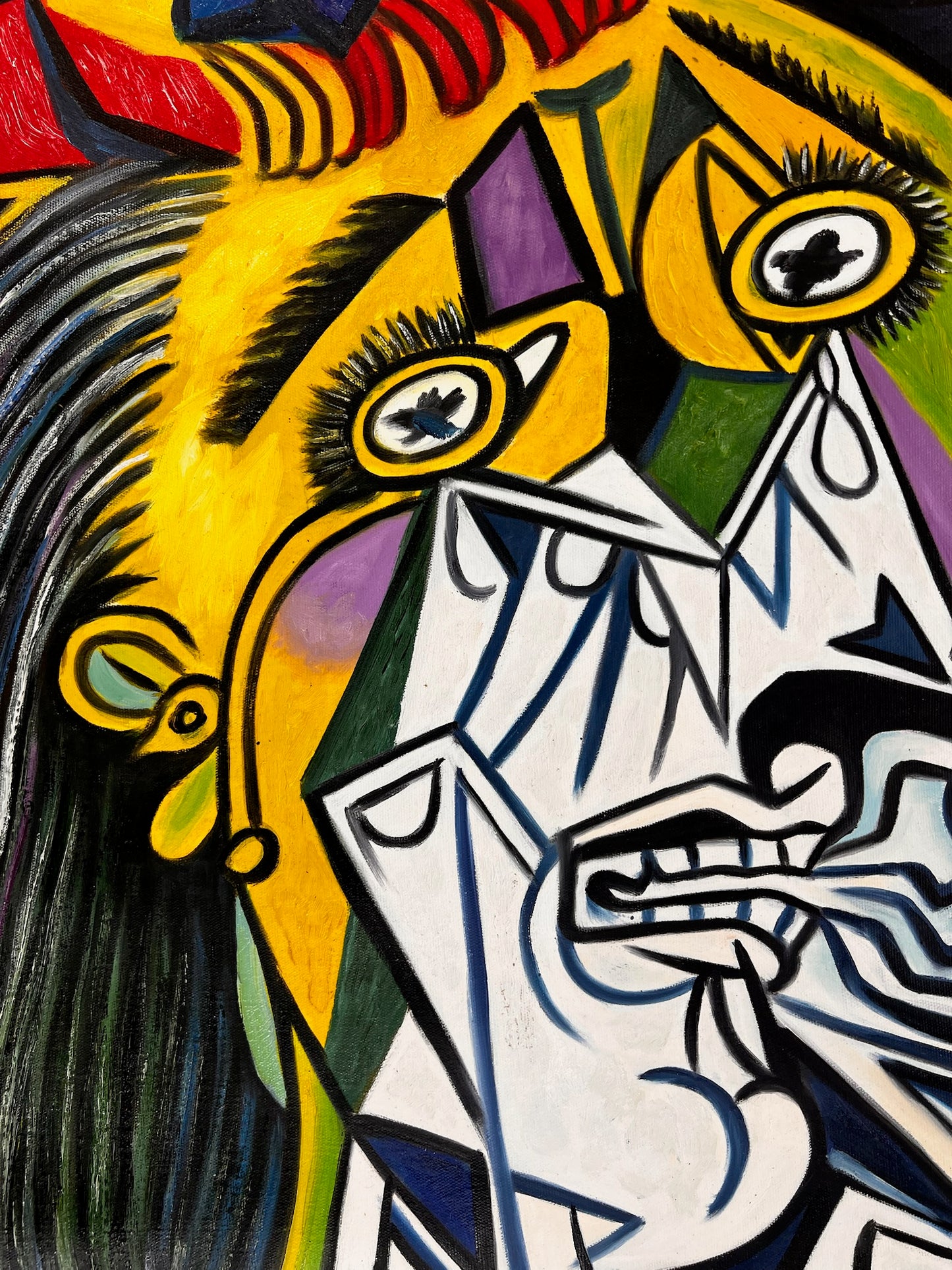 Picasso - La femme qui pleure - (64 × 80 cm)