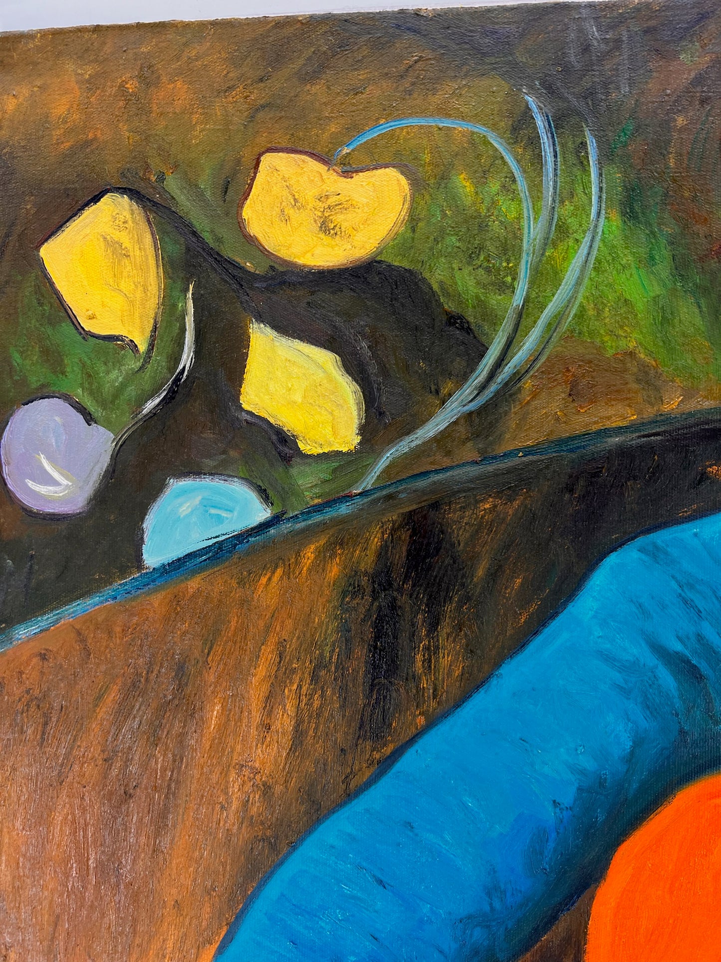 Portrait d'un Violoncelliste – Peinture à l'huile post-impressionniste peinte à la main sur toile (60 × 80 cm)